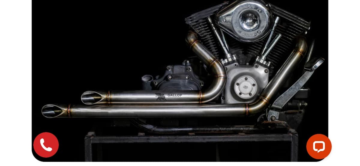 2017-Present Harley Touring 2 into 2 Performance Exhaust